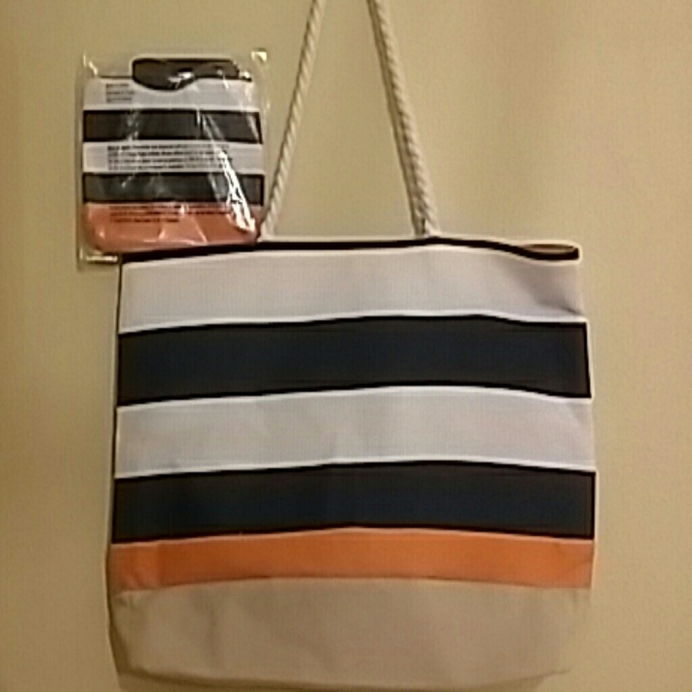 Tote bag and clutch pouch
